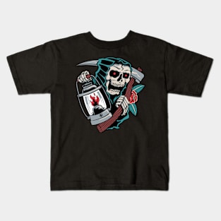 Grim reaper Latern Kids T-Shirt